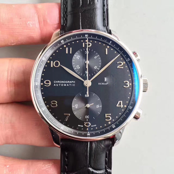 PORTUGIESER CHRONOGRAPH IW371447 ZF FACTORY BLACK DIAL