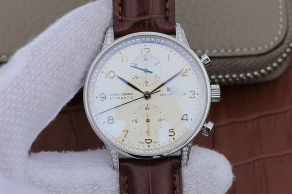 PORTUGIESER IW371440 ZF FACTORY BROWN STRAP