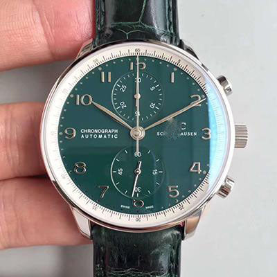 PORTUGIESER CHRONOGRAPH EDITION 150 YEARS IW371601 YL FACTORY GREEN DIAL