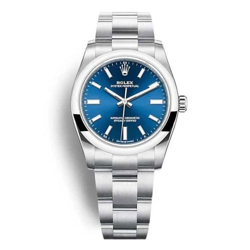 Rolex Oyster Perpetual Blue 124200 Unisex 34MM