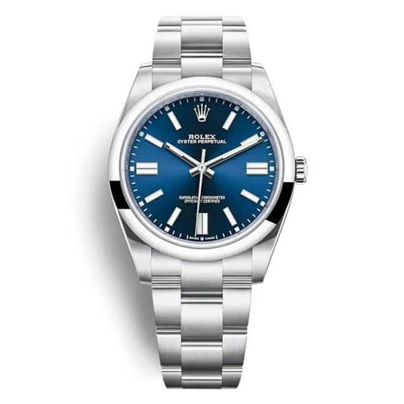 Rolex Oyster Perpetual Blue 12430004 Ladies Watch 41MM