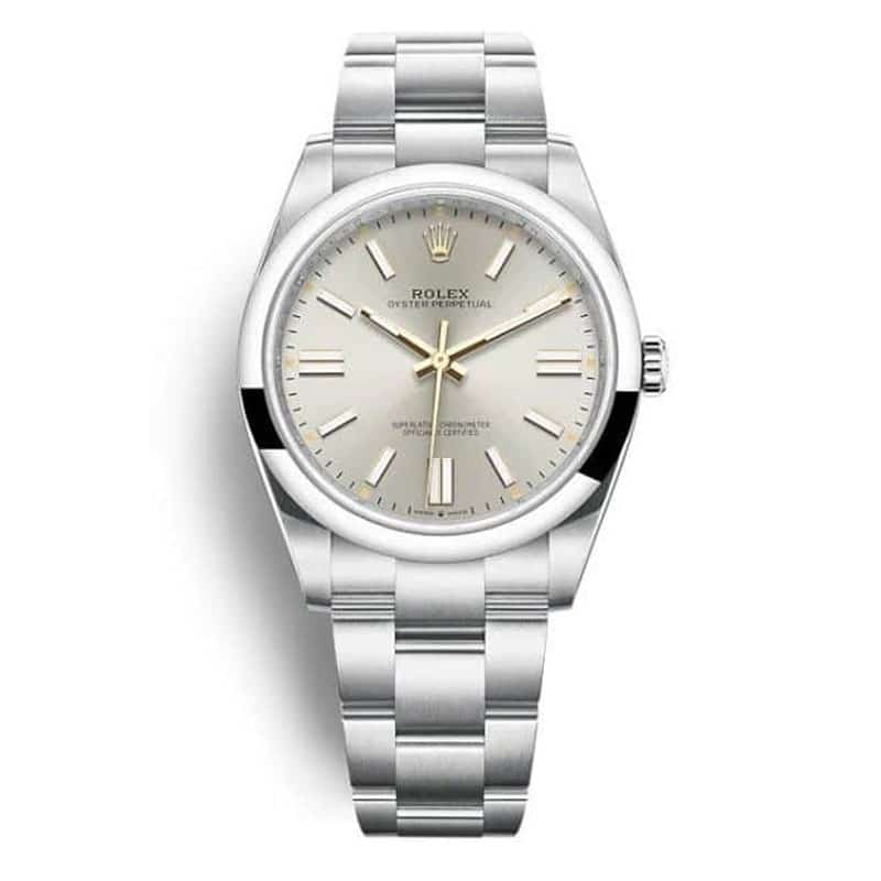 Rolex Oyster Perpetual 126000 Silver Men 36MM