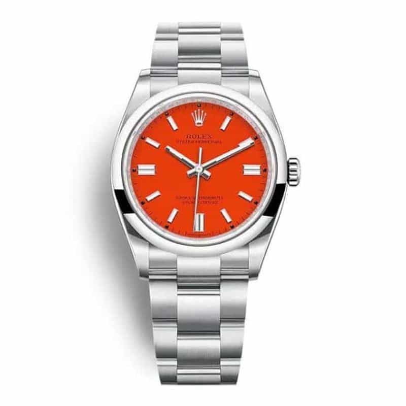 Rolex Oyster Perpetual 124300 Coral Red Men 41MM