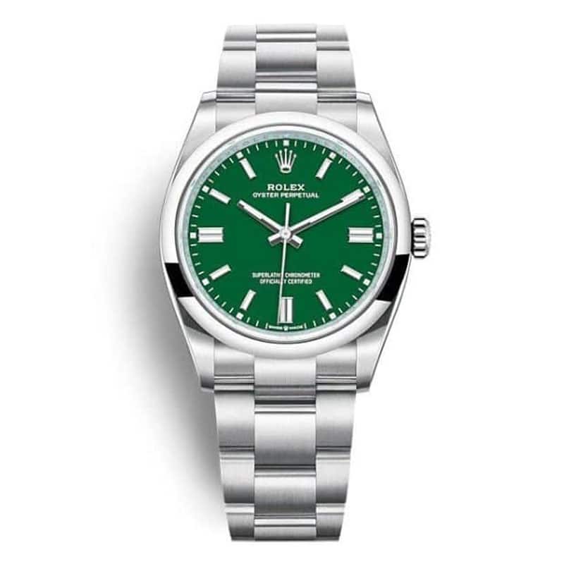 Rolex Oyster Perpetual 277200 Green Ladies 31MM