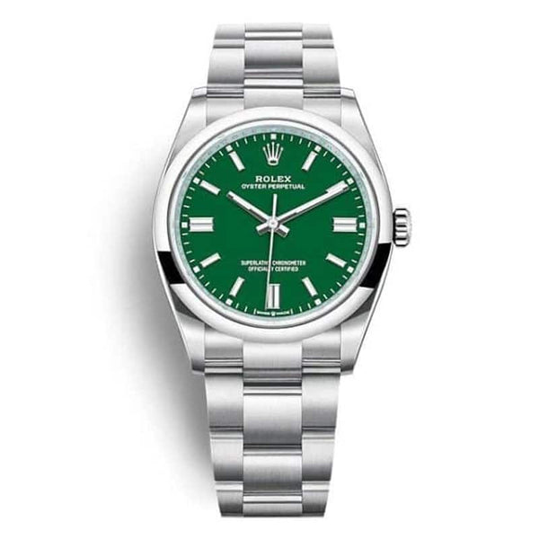 Rolex Oyster Perpetual Green 126000 Lady Watch 36MM