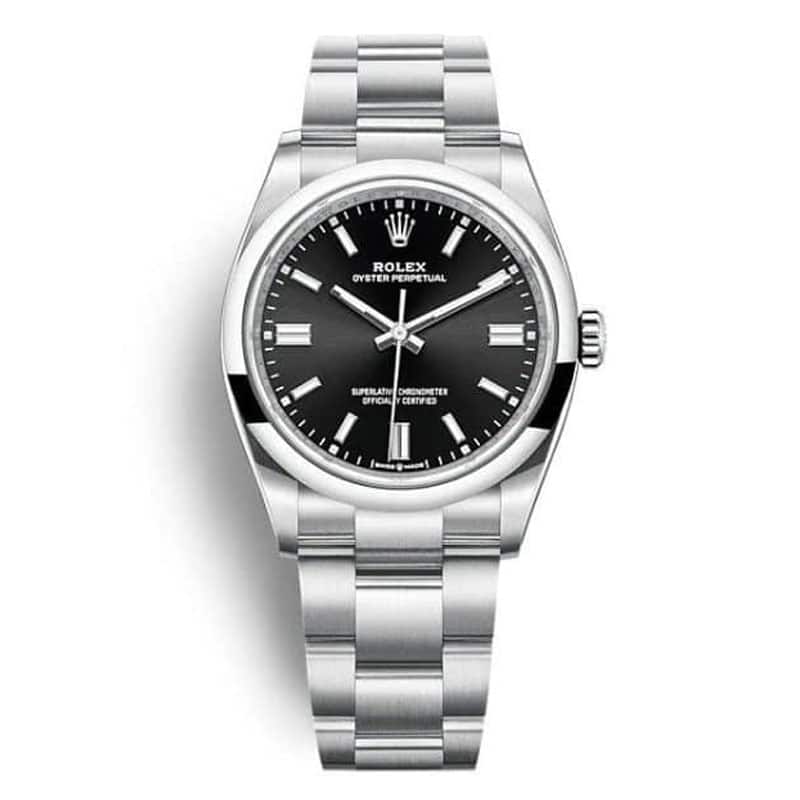 Rolex Oyster Perpetual Black 126000 Lady 36MM