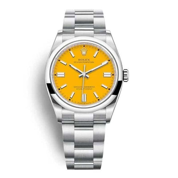 Rolex Oyster Perpetual Yellow 124300 Men 41mm