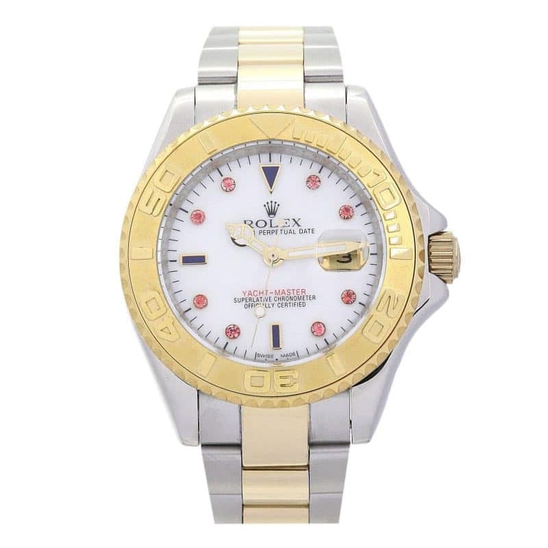 Rolex Yacht-Master Red Diamond and White dial 16623