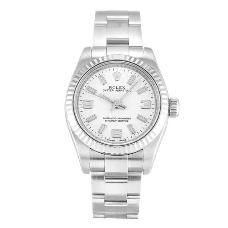 Rolex Lady Oyster Perpetual Silver 76094 Ladies 26MM