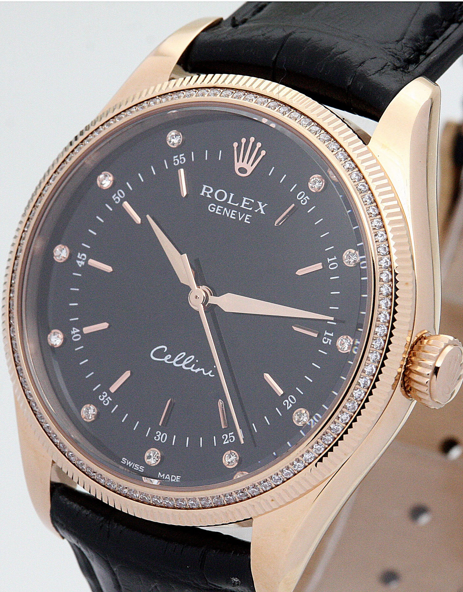Rolex Cellini 4233/8 gold dial