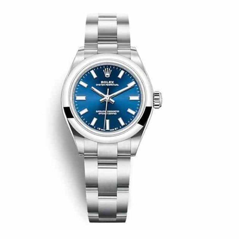 Rolex Oyster Perpetual 276200 Blue Ladies 28MM