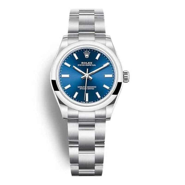 Rolex Oyster Perpetual 31mm Blue Ladies 31MM