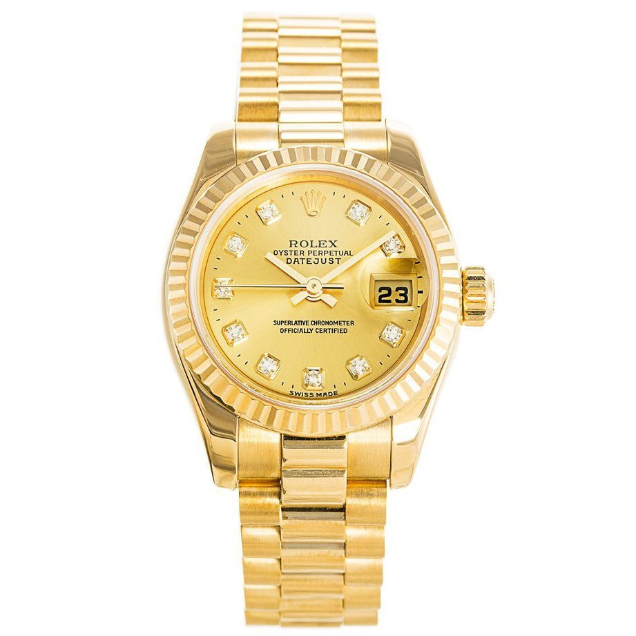 Rolex Datejust Gold 179178  Mens 36MM