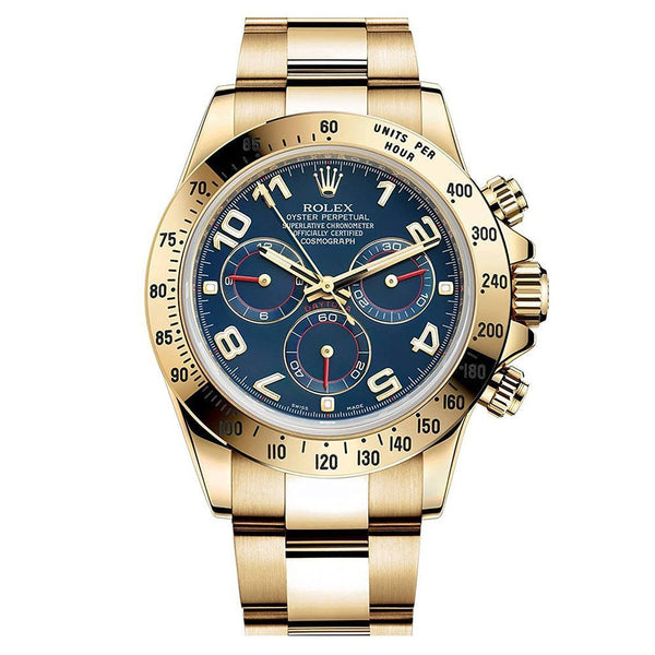 Rolex Daytona Blue Dial 116528 Mens Watch 40MM