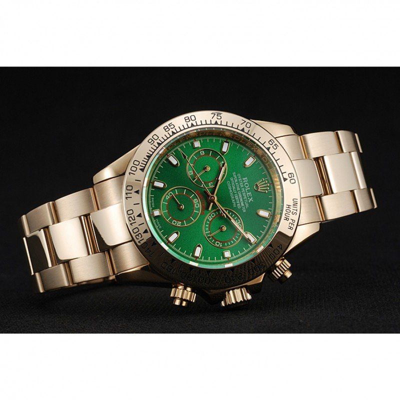 Rolex Cosmograph Daytona Green Dial 1454244 Men Watch 39MM