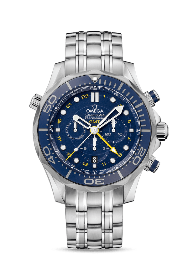 Seamaster Steel Chronograph Watch 212.30.44.52.03.001