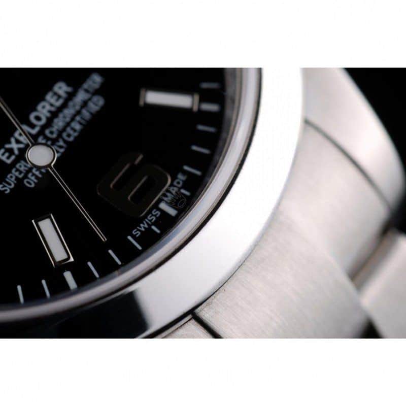 Rolex Explorer Stainless Steel Bezel Black Dial 42002 Men 39MM