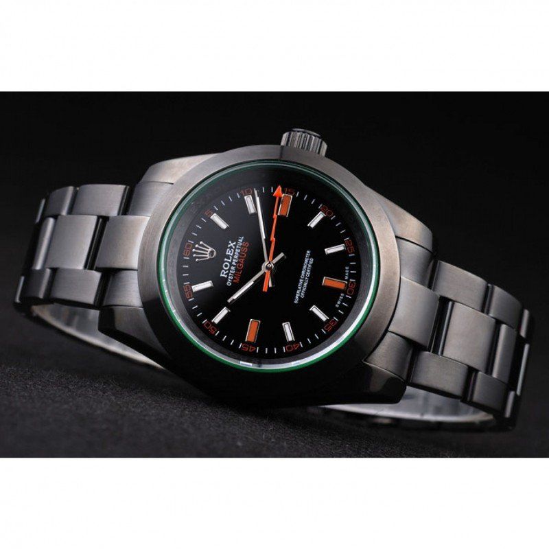 Rolex Milgauss Pro-Hunter Tinted Green Saphire Black Dial PRL05090290 Men Watch 40MM
